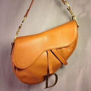 Authentic Dior Saddle Handbag